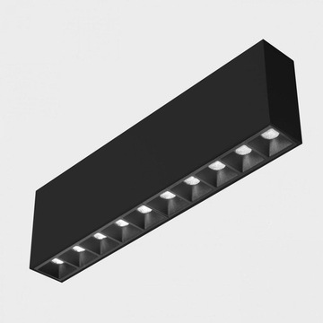 KOHL LIGHTING KOHL-Lighting NSES lampa sufitowa 270x35 mm czarna 20 W CRI