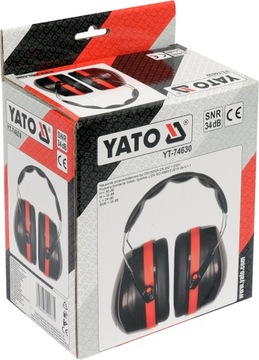 YATO ШУМОРЕЗНАЯ КРУЖКА ДЛЯ УШЕЙ ЗАЩИТНАЯ ПРОТИВШУМНАЯ РАБОТА 34 ДБ