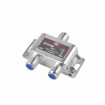 ROZGAŁĘŹNIK SPLITTER TV TELMOR RS-2 DC podwójny 2WAY 5-2400MHz