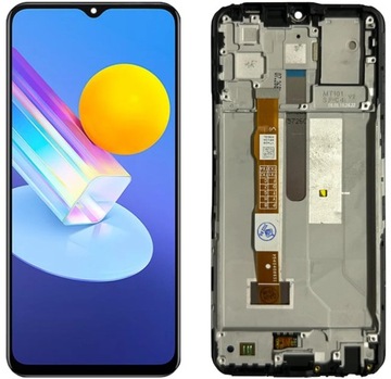 Oryginalny wyświetlacz LCD ekran dotyk VIVO Y72 5G Ramka Czarny