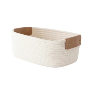 ORGANIZER ŁAZIENKOWY KOSZYK NA KOSMETYKI POJEMNIK DO ŁAZIENKI MAŁY BOHO