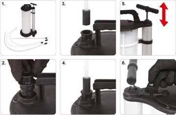 Ручная машина для всасывания масла Yato YT-07087