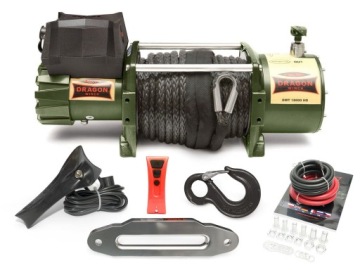 Elektrický Naviják Dragon Winch Truck Dwt 18000 Hd-s Syntetické Lano