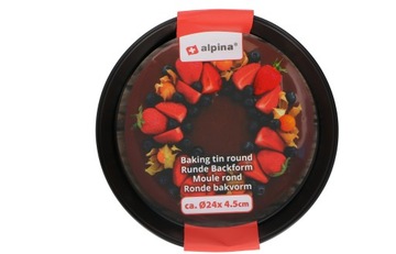 FORMA BLACHA DO PIECZENIA CIAST OKRĄGŁA ALPINA 872