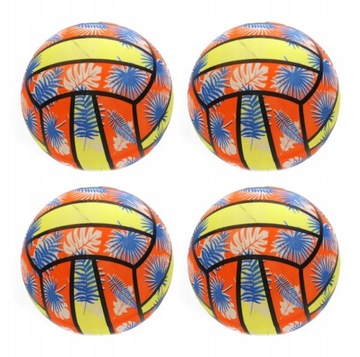 GUMOWA PIŁKA PLAŻOWA DLA DZIECI DO SZKOŁY PRZEDSZKOLA 23CM ZESTAW 4SZT