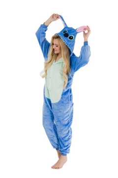 PIŻAMA STICH ONESIE DRES KOMBINEZON JEDNOCZĘŚCIOWY rozm. M