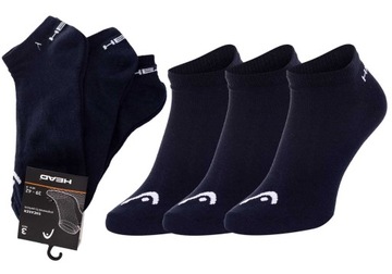 HEAD SKARPETKI STOPKI 3 PARY NAVY r. 35-38