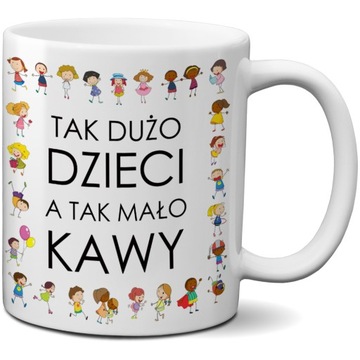 KOLOROWY KUBEK PREZENT DLA CIOCI PRZEDSZKOLANKI