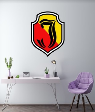 Herb Jagiellonia Białystok na ścianę prezent dla fana klubu dla chłopaka