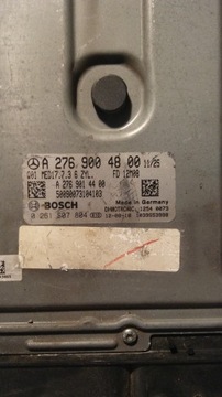 JEDNOTKA MOTORU MERCEDES 3.5 BENZÍN 0261S07804 A2769004800