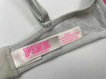 Biustonosz szary Victoria's Secret PINK 32A/70A