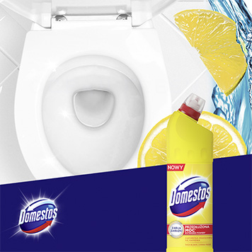 DOMESTOS РАСШИРЕННАЯ МОЩНОСТЬ ДЛЯ ТУАЛЕТНОЙ ЖИДКОСТИ 1 Л СМЕСЬ