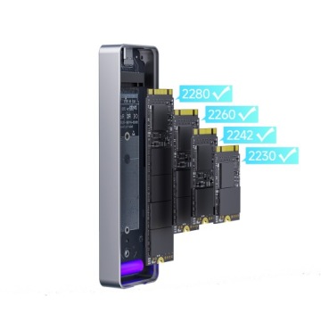 Fanxiang MD86 M2 NVMe SATA SSD Adapter Case 2W1 USB 3.2 Type C 10Gbs