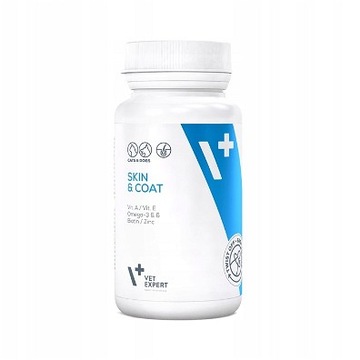 VET EXPERT Skin&Coat Skóra i Sierść Suplement diety dla psa 30 kapsułek