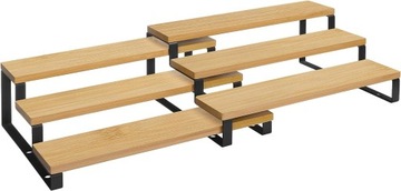 POŁKI KUCHENNE REGAŁ ORGANIZER KOMPLET 2 x 3 STYL LOFT INDUSTRIALNY