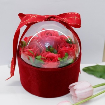 Цветочная Коробка Коробка Цветов Мыло Розы День Матери