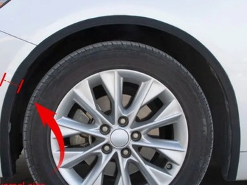 Nakładka Nadkole LISTWA OCHRONNA na Nadkole Błotnika SZEROKA UNIWERSALNA