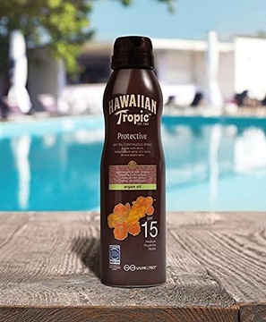 Масло для загара Hawaiian Tropic 15 SPF 177 мл