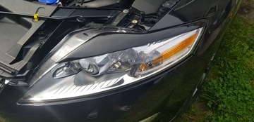 FORD MONDEO MK4 брови ЧЕРНЫЕ///ПЛАСТИК///АБС///