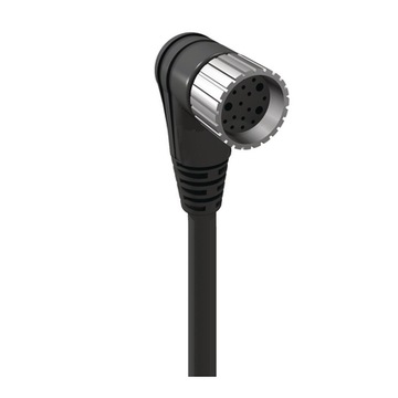 RKWUE 19-242/5 m przewód PUR ze złączem żeńskim kątowym M23 19-pin (18+PE)