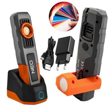 НЕО ВЫБОР ЦВЕТА ЛАМПА 2в1 + ЗАРЯДНАЯ СТАНЦИЯ 390LM ДЛЯ ХУДОЖНИКОВ