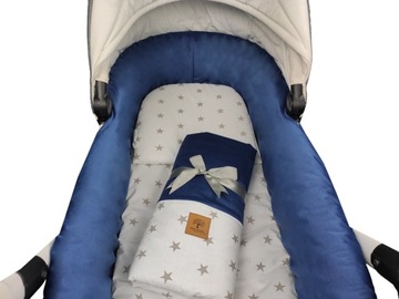 Otulacz Wkład do gondoli ZESTAW MINKY KOLORY