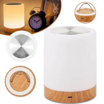 LAMPKA NOCNA, DOTYKOWA, LAMPA STOŁOWA LED, NA BATERIE, LAMPA DO SYPIALNI