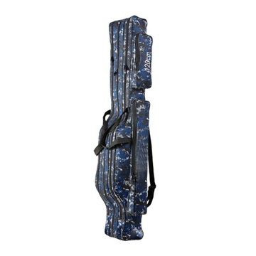 Torba na wędki 3 warstwy 120cm niebieska