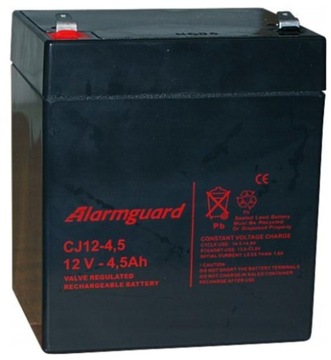 Akumulator AGM 12 V 4,5 Ah CJ12-4.5 T1 Alarmguard