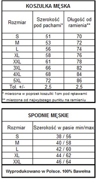 PIŻAMA MĘSKA KRÓTKA TWÓJ TEKST WALENTYNKI XL