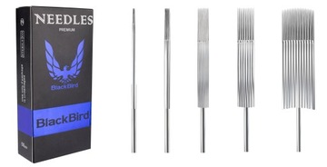 ЧЕРНЫЙ ПТНИЦ | Игла для татуировки | 18РЛ | 0,35 мм | ЛТ | Блистер 5 шт | Стерильный