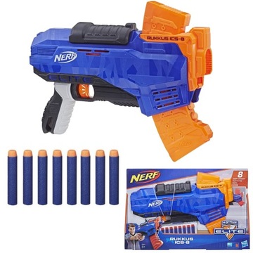WYRZUTNIA NERF RUKKUS ICS-8 N-STRIKE ELITE STRZAŁK