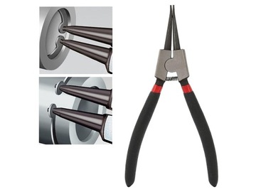 Щипцы для стопорных колец, набор плоскогубцев, 4 шт., изогнутые прямые