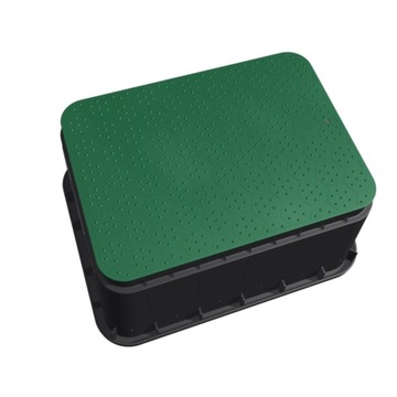 Коробка канализационная с 6 электромагнитными клапанами, зеленая Aquabin 2829 JUMBO