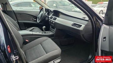 BMW Seria 5 E60 Sedan 2.5 525i 218KM 2006 BMW Seria 5 Zarejestrowany kombi bogata wersja gaz LPG 2.5 BenzynaLPG, zdjęcie 26