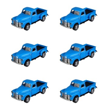 Алюминиевая модель автомобиля Металлические грузовики Игрушка 6 шт.