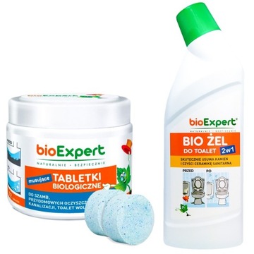Bakterie do SZAMB Tabletki bioExpert ROK + ŻEL 2w1
