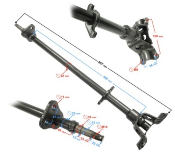 рулевая колонка пентора