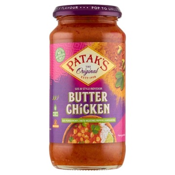 PATAKS Indyjski Sos Pomidorowy Butter Chicken 450g