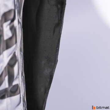 ALUBUTYULOWA коврик из алюминия с клеем, водостойкий, звукоизоляция блока 3мм.