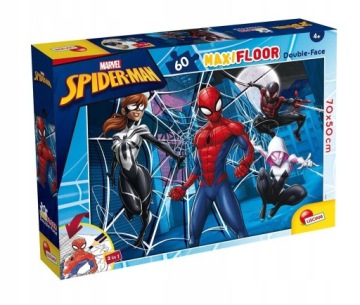 Sada Puzzle 60 Elementů Skládačka Spiderman Hrdina rozvíjí představivost