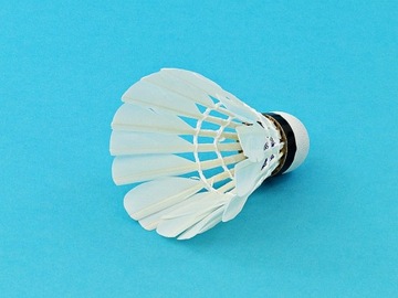 Перьевые воланы для бадминтона, 6 шт.