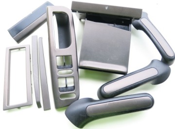 ZESTAW KARBON CZARNE PLASTIKI VW GOLF 4 IV BORA