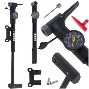 POMPKA ROWEROWA Z MANOMETREM UCHWYTEM NA ROWER