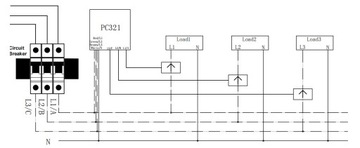 Счетчик электроэнергии трехфазный 80А Tuya WiFi