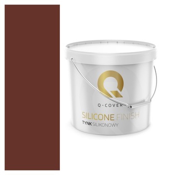 TYNK SILIKONOWY BRĄZOWY 8012 KOLOR BRĄZ BRĄZOWA 25KG GRANULACJA 2.0mm