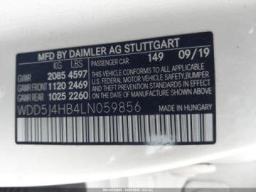 Mercedes CLA C118/X118 2020 Mercedes-Benz CLA MERCEDES-BENZ CLA 250 4MATIC 2.0 Benzyna 221KM, zdjęcie 12