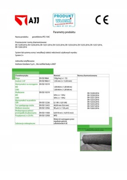 СЕРТИФИЦИРОВАННЫЙ геотекстиль PES150C от AJJ.pl 2x20м