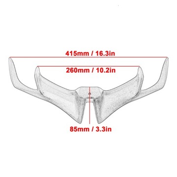 Аэродинамический передний обтекатель Winglet