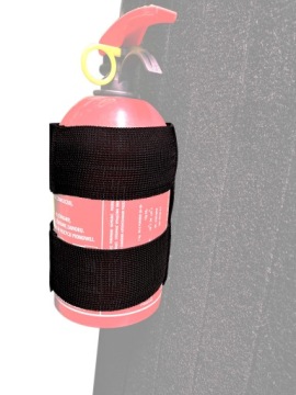 ДЕРЖАТЕЛЬ АВТОМОБИЛЬНОГО ОГНЕТУШИТЕЛЯ С КРЕПЛЕНИЕМ НА ВЕЛКРО